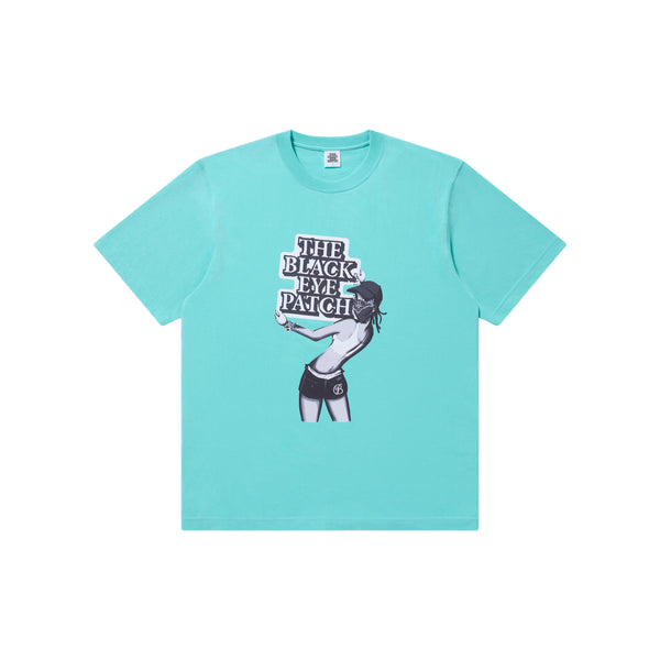 OG LABEL WORK GIRL TEE MINT GREEN