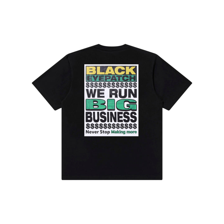 SMALL OG BIG BUSINESS TEE BLACK