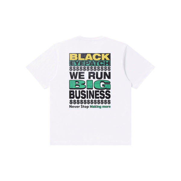 SMALL OG BIG BUSINESS TEE WHITE