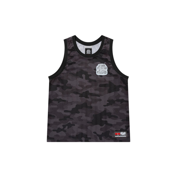 SPRAYED OG LABEL MESH TANK TOP