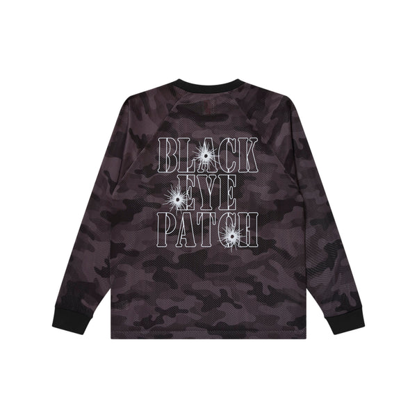GUNSHOT STENCIL MESH L/S GAMESHIRT