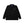 OE LOGO OPEN COLLARED L/S RAYON SHIRT BLACK