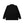 OE LOGO OPEN COLLARED L/S RAYON SHIRT BLACK
