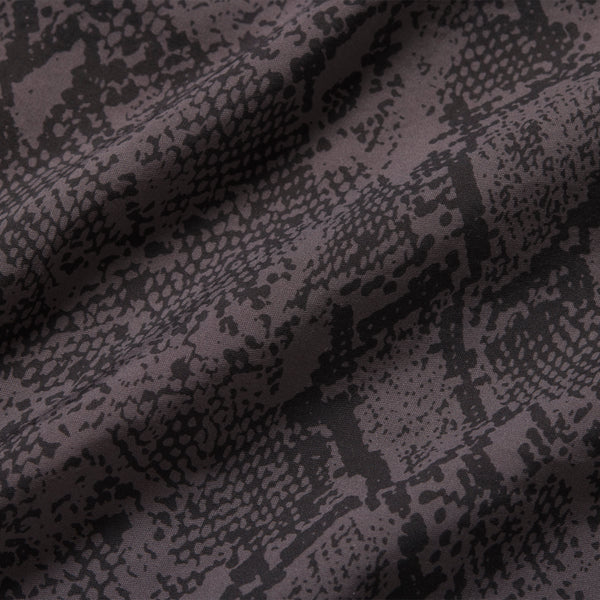OE LOGO OPEN COLLARED L/S RAYON SHIRT MULTI