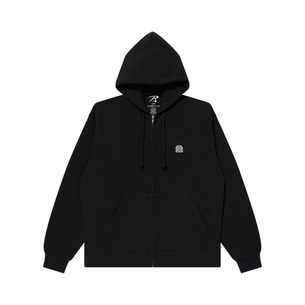 SMALL OG THERMAL ZIP HOODIE BLACK
