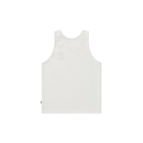 STENCIL LOGO TANK TOP WHITE