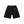 3 LETTER OE SWEAT CARGO BAGGY SHORTS BLACK