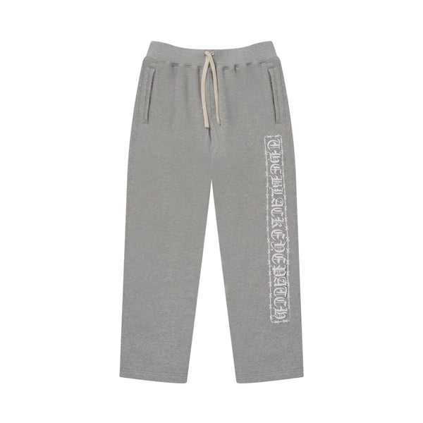 BARBED WIRE LOGO KOBE TERRY SWEAT PANTS HEATHER GRAY