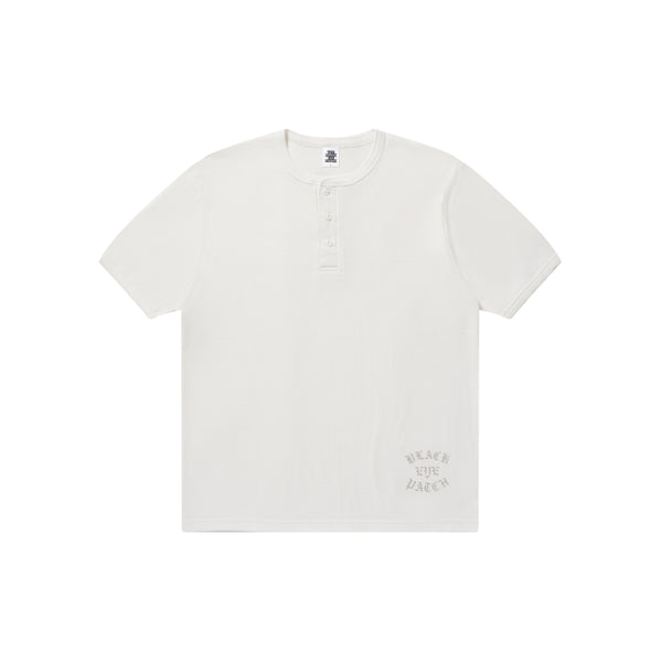 OE COLLEGE HENLEY TEE OFF WHITE