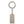HANDLE WITH CARE PLATE KEYCHAIN