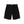 JEANS LOGO REFLECTOR PATCH SHORTS BLACK