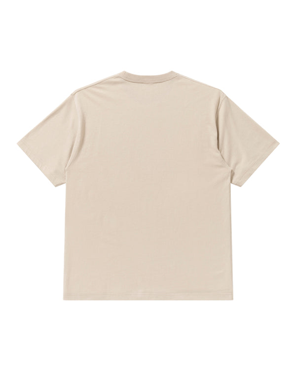 BRICKED OG LABEL TEE BEIGE