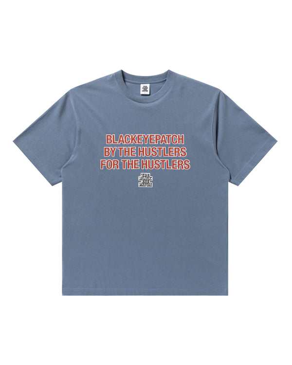 HUSTLER’S STATEMENT TEE DARK BLUE