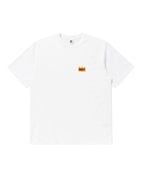 HOT LABEL TEE WHITE