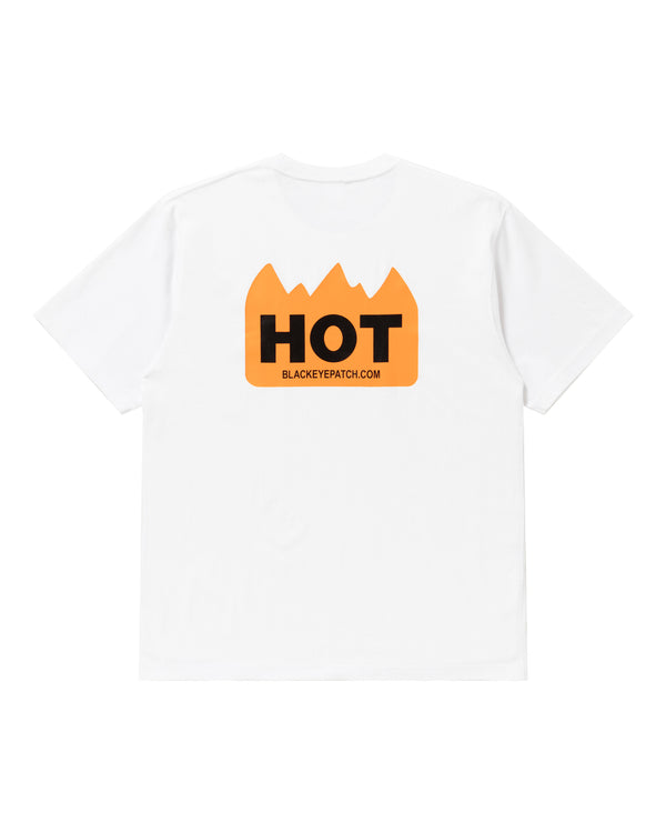 HOT LABEL TEE WHITE