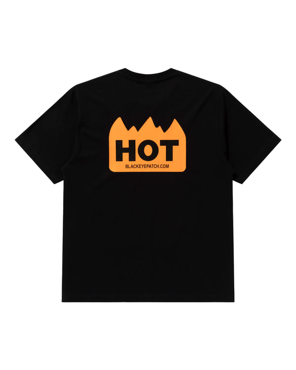 HOT LABEL TEE BLACK