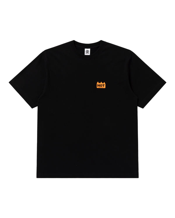 HOT LABEL TEE BLACK