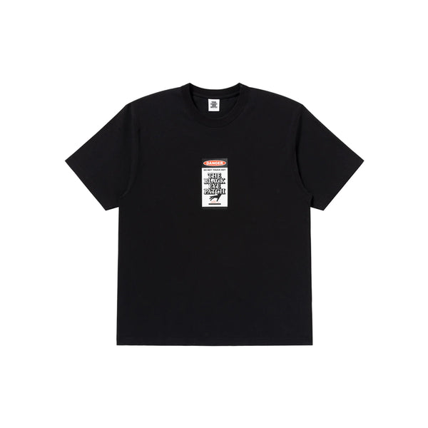 DANGER HOT LABEL T-SHIRT BLACK
