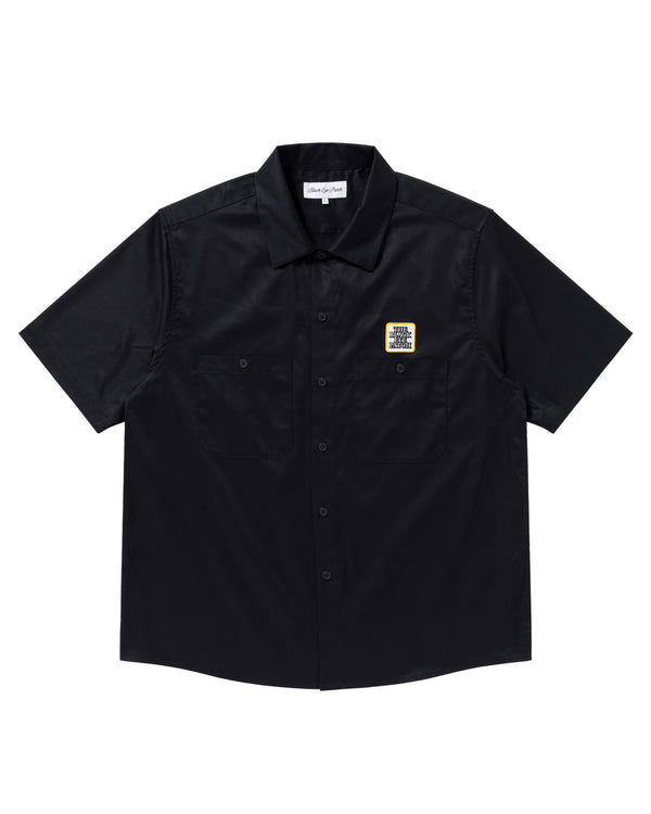 LABEL PACK S/S WORK SHIRT BLACK