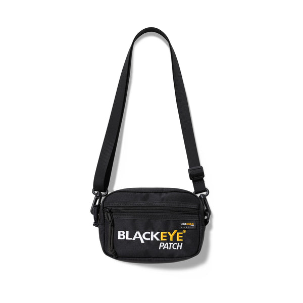DURABILITY LOGO CORDURA SHOULDER BAG BLACK