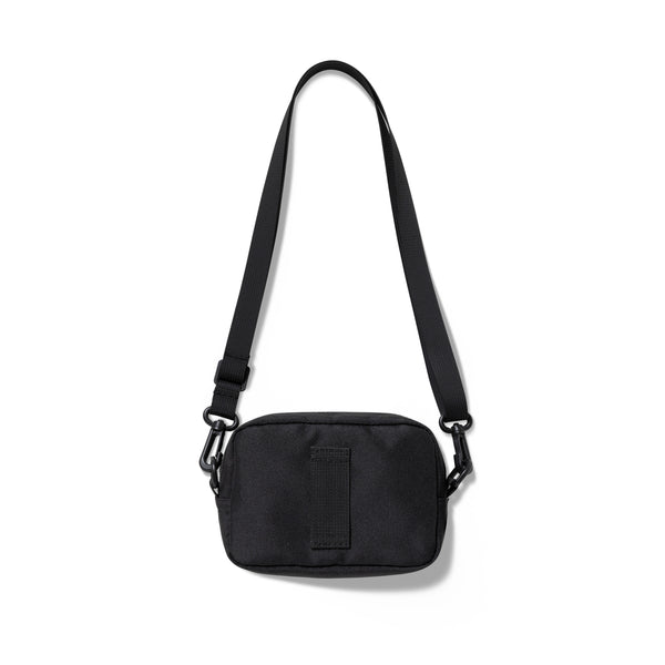 DURABILITY LOGO CORDURA SHOULDER BAG BLACK