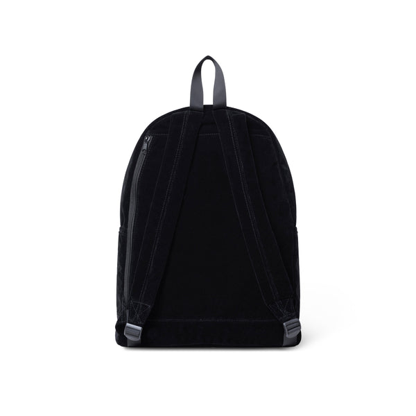 OG LABEL VELOUR BACKPACK BLACK