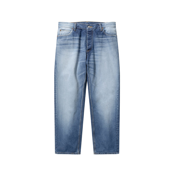 B EMBLEM BAGGY JEANS
