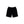 SMALL HWC LABEL SWEAT SHORTS BLACK