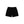 OE LOGO EMBROIDERED CORDUROY SHORTS BLACK