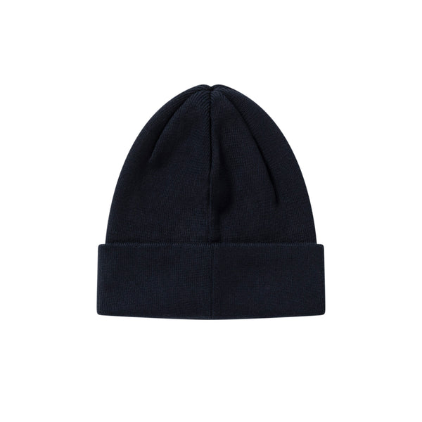 OG LABEL PATCHED BEANIE NAVY