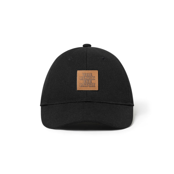 LEATHER PATCHED OG LABEL 6 PANEL DUCK CAP BLACK