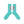 OG LABEL SOCKS MINT GREEN