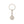 HUNDRED YEN COIN KEYCHAIN SILVER