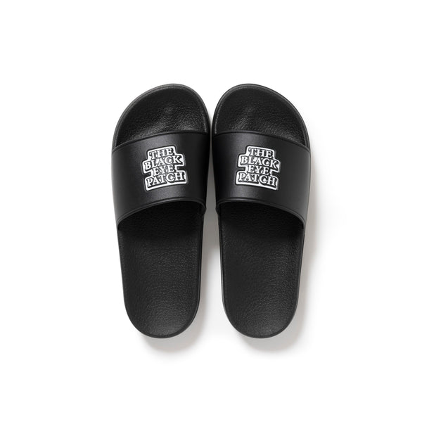 OG LABEL SHOWER SANDALS BLACK
