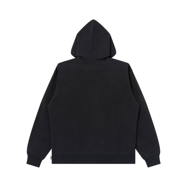 SMALL OG THERMAL ZIP HOODIE BLACK