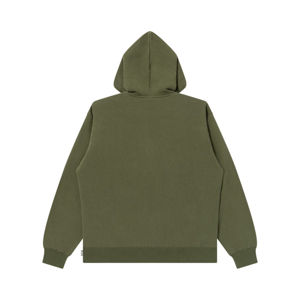 SMALL OG THERMAL ZIP HOODIE OLIVE