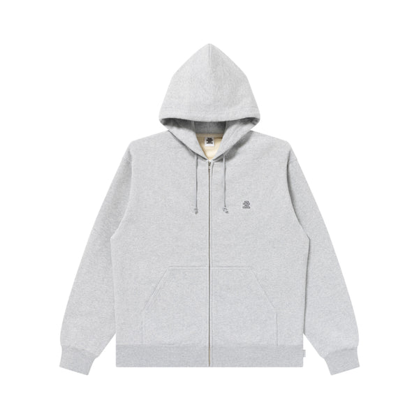 SMALL OG THERMAL ZIP HOODIE HEATHER GRAY