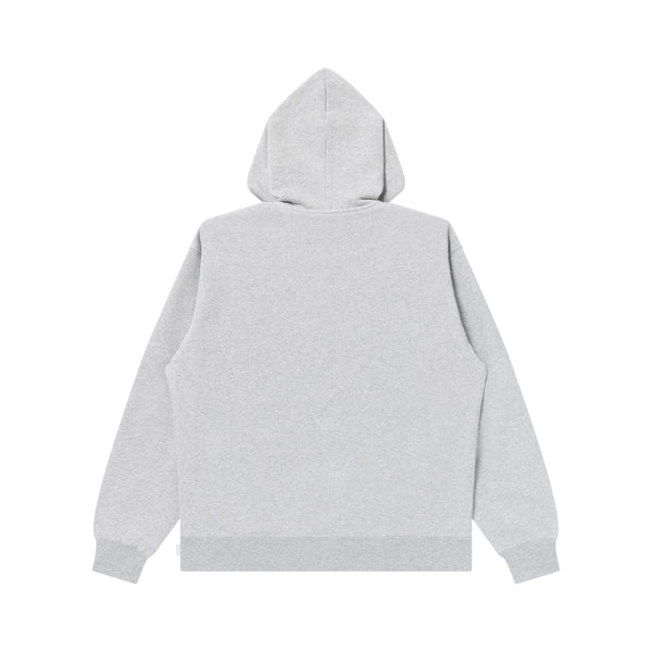 SMALL OG THERMAL ZIP HOODIE HEATHER GRAY
