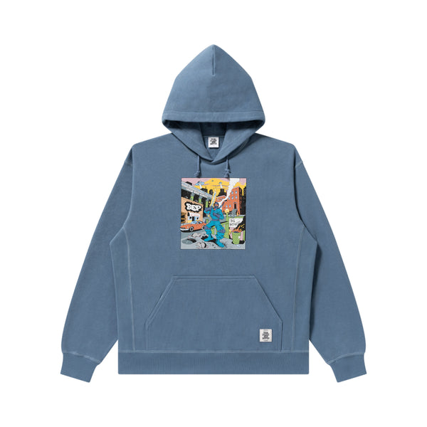 STREET NINJA HOODIE DARK BLUE