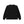 BIG DOLLAR SIGN FABRIC-STITCHED CREW SWEAT BLACK