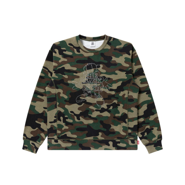 RHINESTONE OG BOY CREW SWEAT CAMO