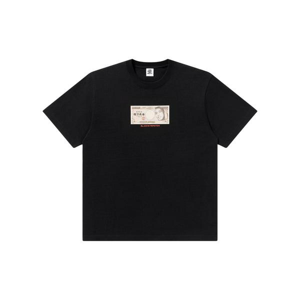 YUKI CHIBA "億万長者" TEE BLACK