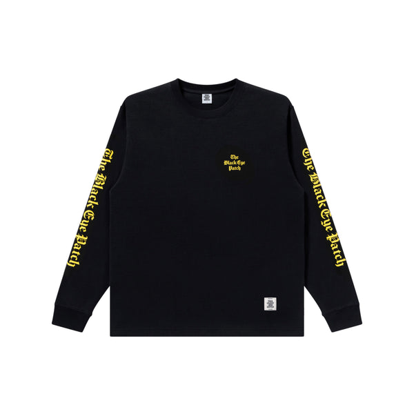 TIMES LOGO L/S TEE BLACK