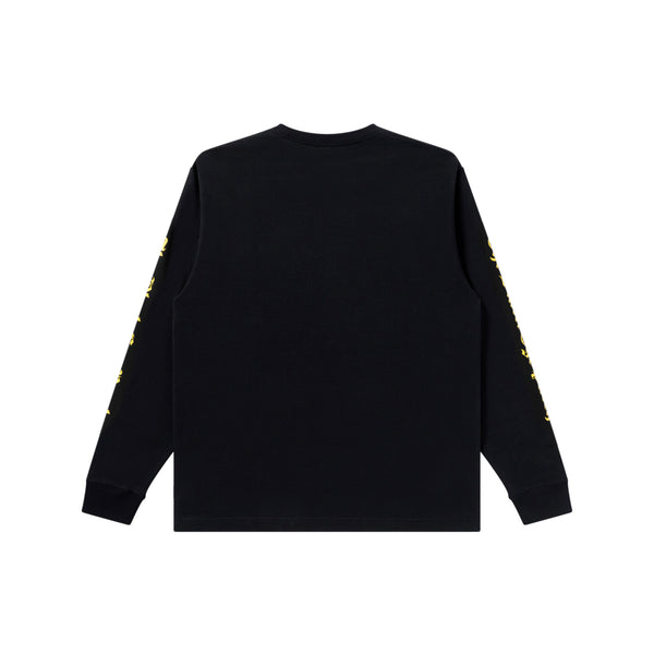 TIMES LOGO L/S TEE BLACK