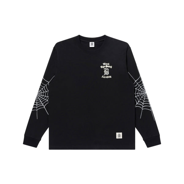 ALL CITY COBWEB L/S TEE BLACK