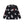 GUNSHOT STENCIL HENLEY NECK L/S THERMAL BLACK