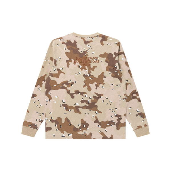 HWC LABEL L/S TEE DESERT CAMO