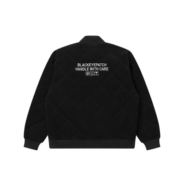 SMALL HWC QUILTED CORDUROY JACKET BLACK