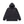 SMALL OG PYTHON PATTERNED HOODED JACKET BLACK