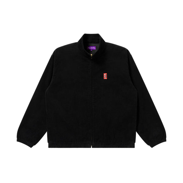SMALL HWC CORDUROY TRACK JACKET BLACK